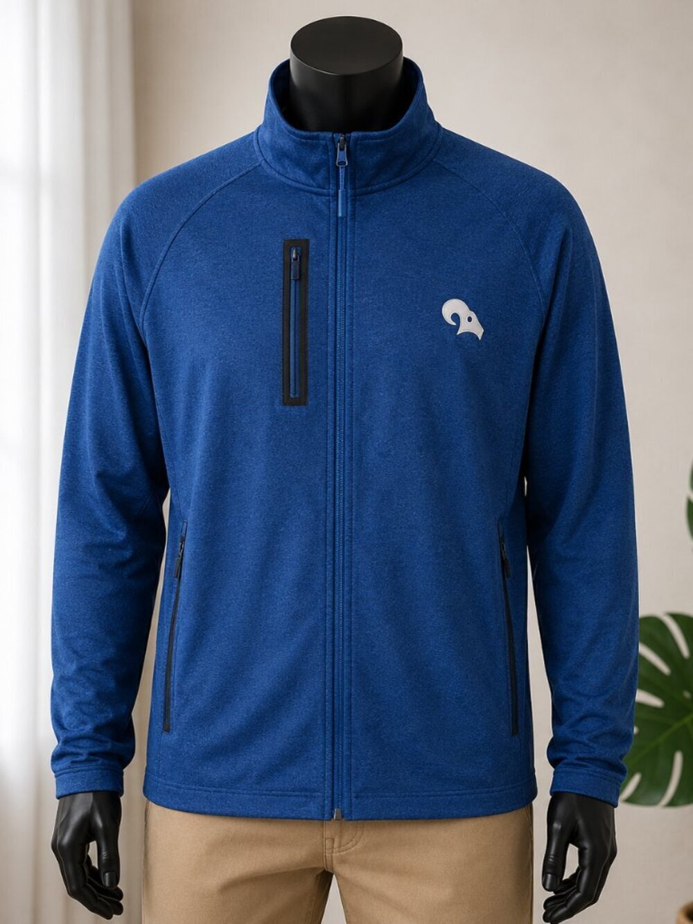 The North Face Men's Blue Full-Zip Jacket XL/TG